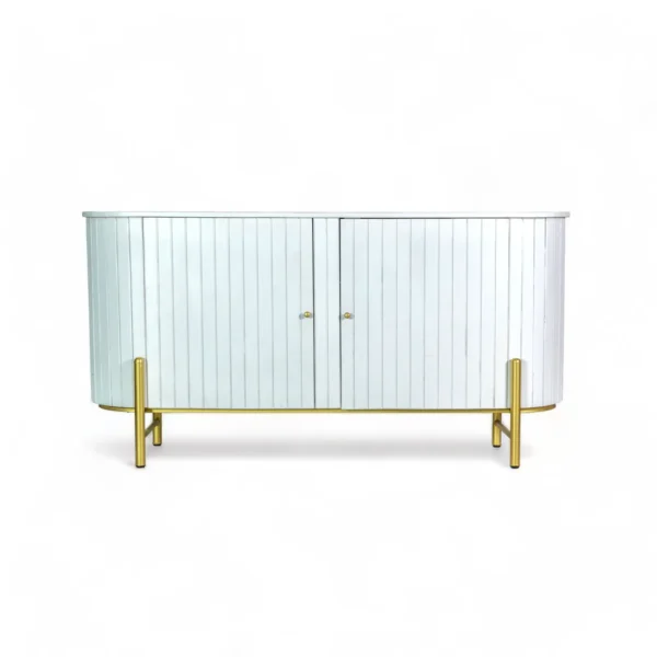 Oval Sideboard (L) in Decu White - Image 10