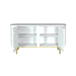Oval Sideboard (L) in Decu White - Image 5