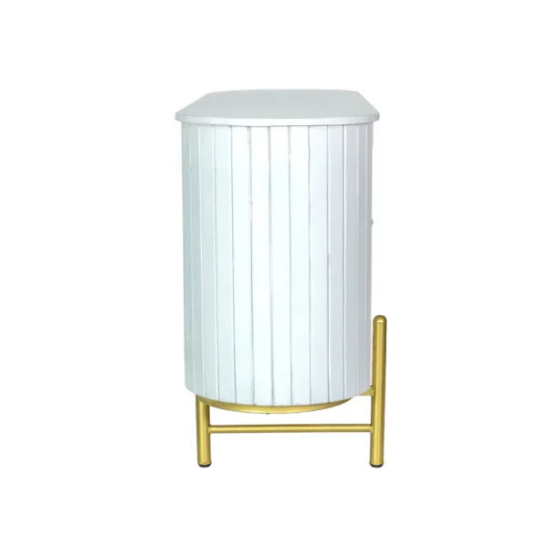 Oval Sideboard (L) in Decu White - Image 6