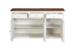 Madrid Sideboard (M) White with Distressed Edges - Image 7