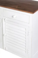 Madrid Sideboard (M) White with Distressed Edges - Image 9