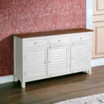 Madrid Sideboard (M) White with Distressed Edges - Image 5