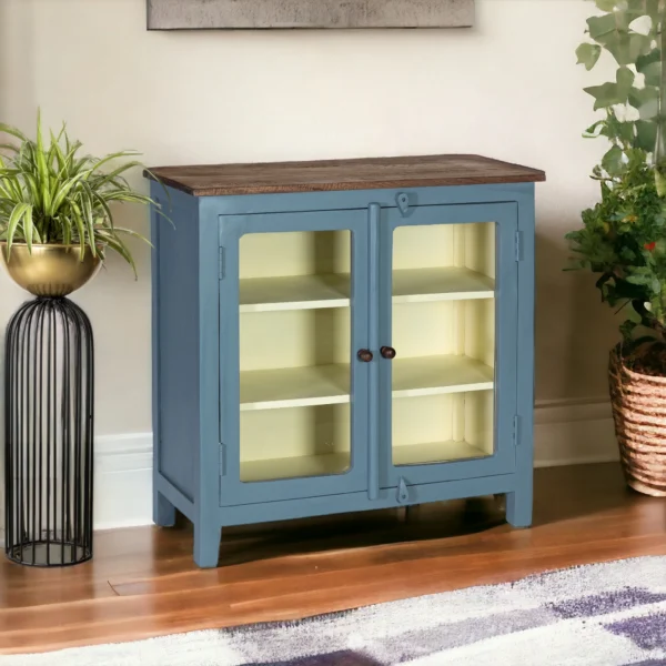 Madrid Crockery Cabinet with Glass Doors - Image 4