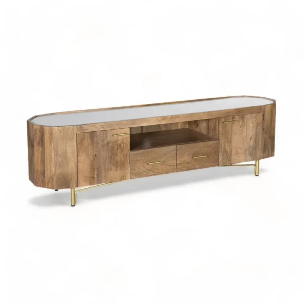 Bruges TV Console with Terrazzo - Image 4