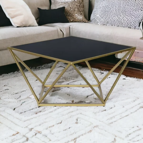 Valerie Coffee Table (L) with Tinted Glass - Image 2