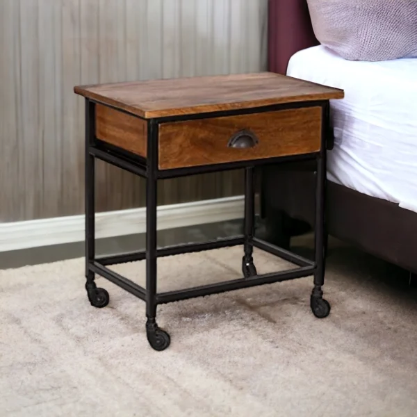 Vintage Bed Side Table - Image 2