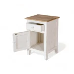 Madrid Bed Side Table in White - Image 5