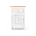Madrid Bed Side Table in White - Image 3