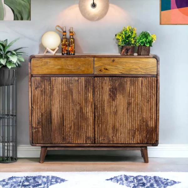 Rodondo Sideboard (S) in Tubaq and Light Brown - Image 3