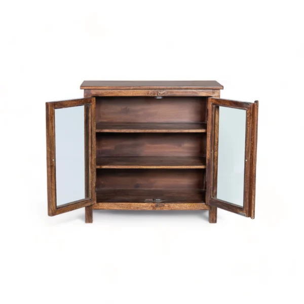 Madrid Crockery Cabinet with Glass Doors (Tubaq) - Image 5