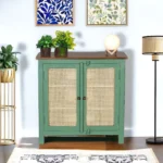 Madrid Crockery Cabinet with Cane Doors - Image 2