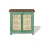 Madrid Crockery Cabinet with Cane Doors