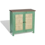 Madrid Crockery Cabinet with Cane Doors - Image 5