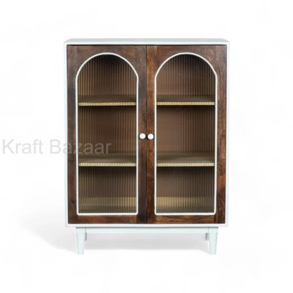 Luffy Sideboard (White+Fluted glass) - Image 10