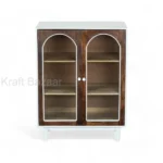 Luffy Sideboard (White+Fluted glass)