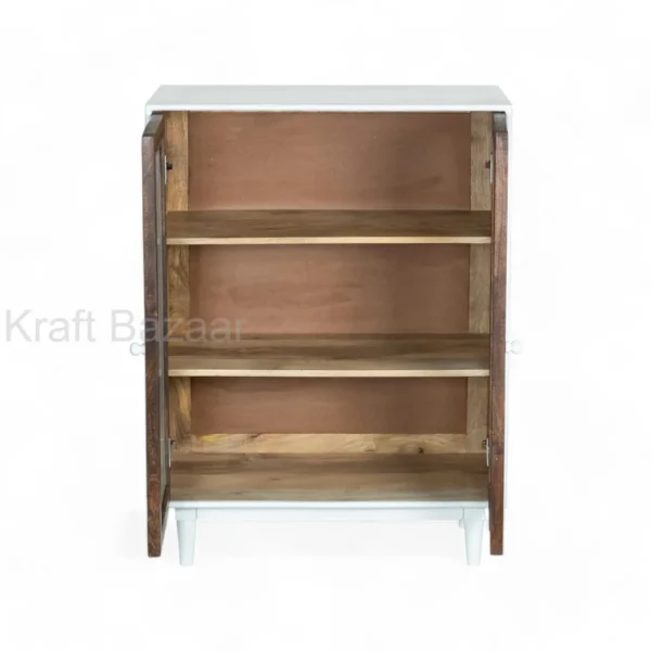 Luffy Sideboard (White+Fluted glass) - Image 9