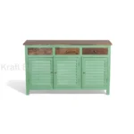 Madrid Sideboard (M) in Olive Green