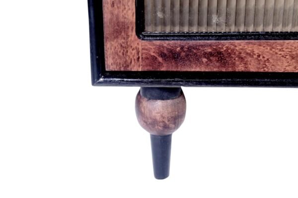 Luffy 4-Door Sideboard Cabinet with Line Glass - Image 9