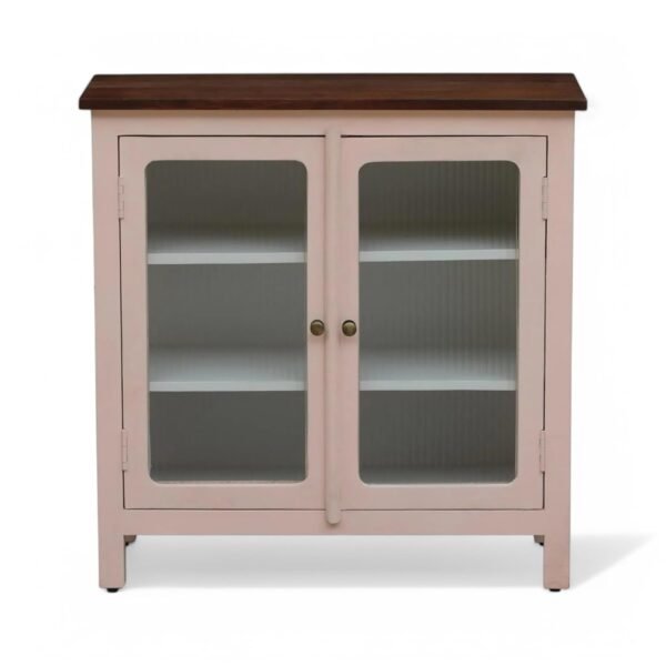Madrid Crockery Cabinet with Line Glass doors - Image 4