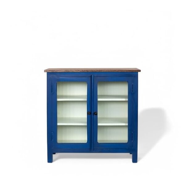 Madrid Crockery Cabinet with Line Glass Door - Image 5