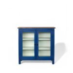 Madrid Crockery Cabinet with Line Glass Door