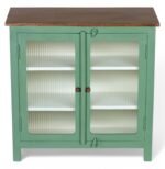 Madrid Crockery Cabinet with Line Glass doors - Image 6