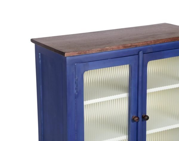 Madrid Crockery Cabinet with Line Glass Door - Image 8