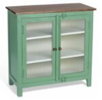 Madrid Crockery Cabinet with Line Glass doors - Image 5