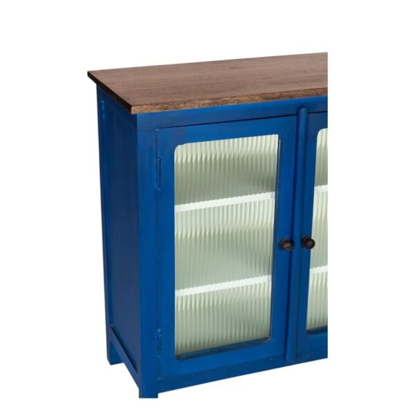 Madrid Crockery Cabinet with Line Glass Door - Image 9