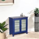 Madrid Crockery Cabinet with Line Glass Door - Image 4