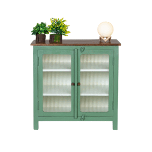 Madrid Crockery Cabinet with Line Glass doors