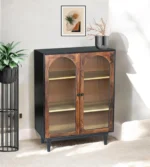 Luffy Sideboard (Black + Fluted Glass) - Image 4