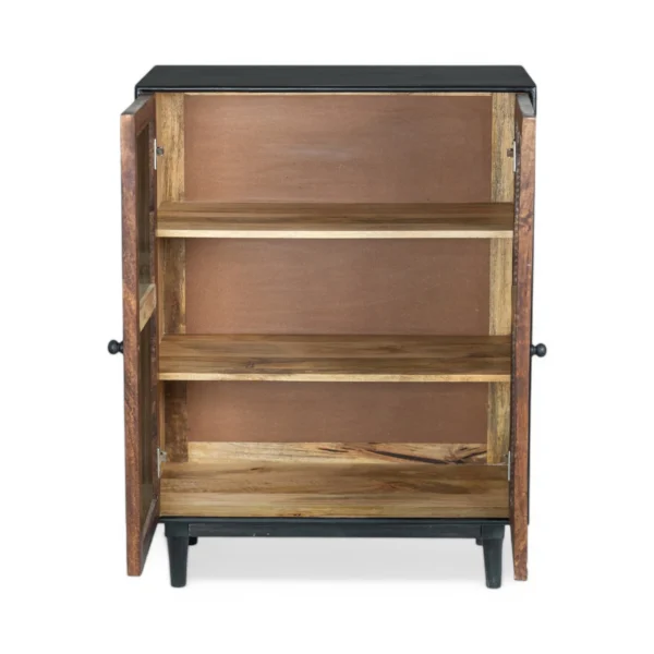 Luffy Sideboard (Black + Fluted Glass) - Image 7