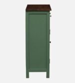 Madrid 2 Drawers Crockery Cabinet Finish - Primeum Olive Green & Off White - Image 7