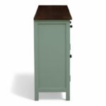 Madrid Sideboard (L)Scratch Resistant Tubaq Top and Sage Green - Image 7