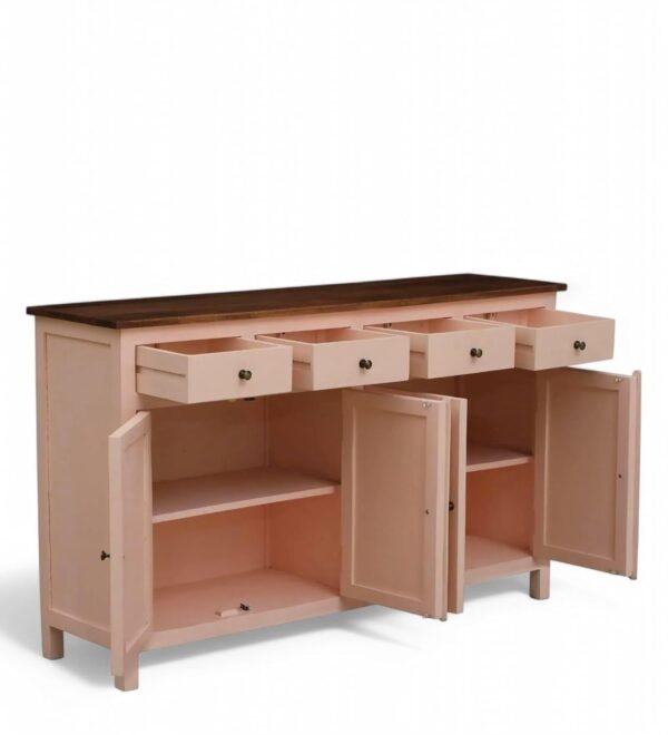 Madrid Sideboard (L)Scratch Resistant Tubaq Top and Rosette Pink - Image 6
