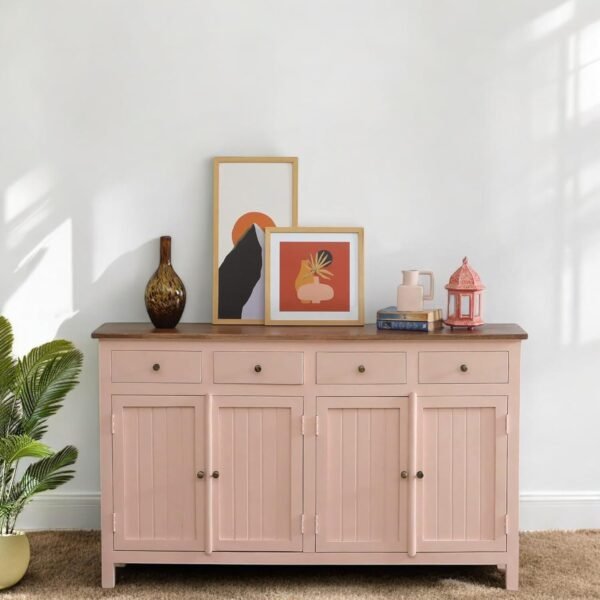 Madrid Sideboard (L)Scratch Resistant Tubaq Top and Rosette Pink - Image 3