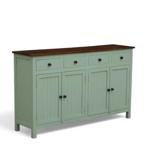Madrid Sideboard (L)Scratch Resistant Tubaq Top and Sage Green - Image 5