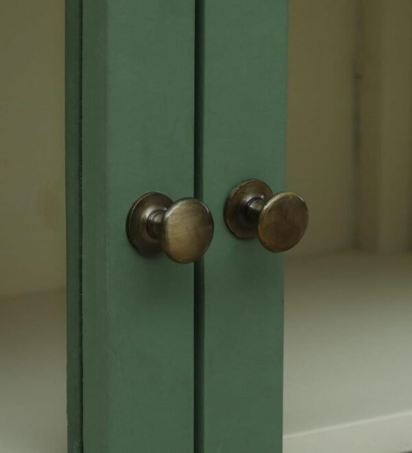 Madrid 2 Drawers Crockery Cabinet Finish - Primeum Olive Green & Off White - Image 9