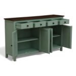 Madrid Sideboard (L)Scratch Resistant Tubaq Top and Sage Green - Image 6