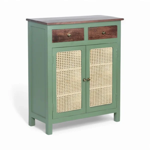 Madrid 2 Drawers Sideboard With Cane/Rattan Doors - Image 5