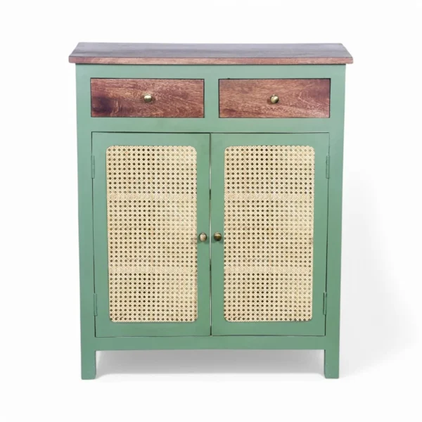 81u-IUm5dPL._SL1500_ Madrid 2 Drawers Sideboard With Cane/Rattan Doors - Image 1