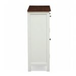 Madrid Crockery Cabinet with Drawers , Finish- Premium Pearl White - Image 5