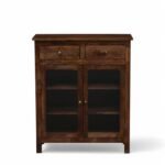 Madrid Crockery Cabinet with Drawers , Finish- Tubaq - Image 3