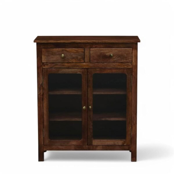 Madrid Crockery Cabinet with Drawers , Finish- Tubaq - Image 1