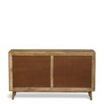 Ranthambore Sideboard Cabinet Natural and White - Image 6