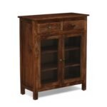 Madrid Crockery Cabinet with Drawers , Finish- Tubaq - Image 4