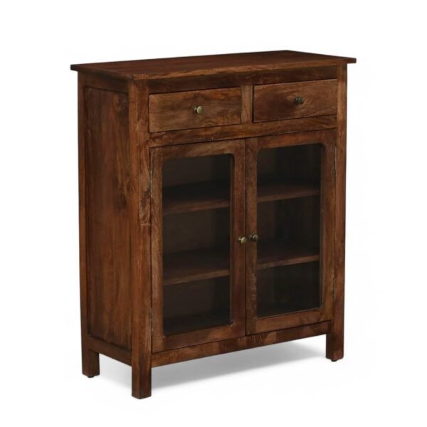 Madrid Crockery Cabinet with Drawers , Finish- Tubaq - Image 4