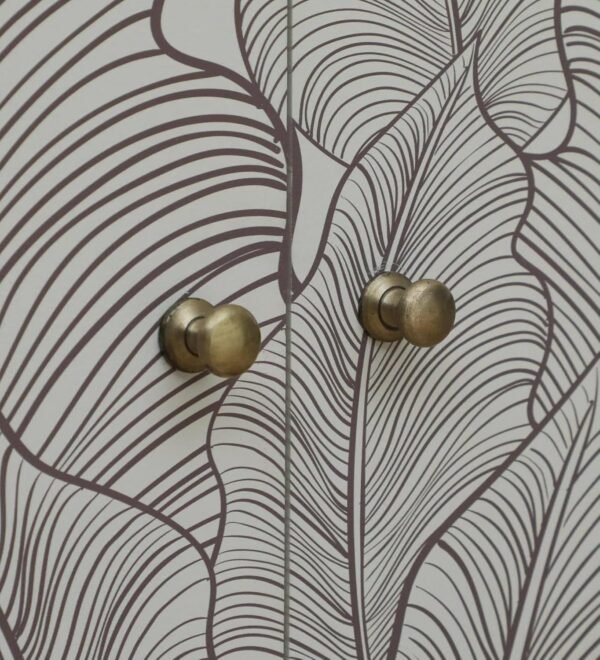 Ranthambore 2-Door Sideboard Natural and White - Image 9