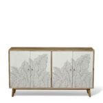 Ranthambore Sideboard Cabinet Natural and White